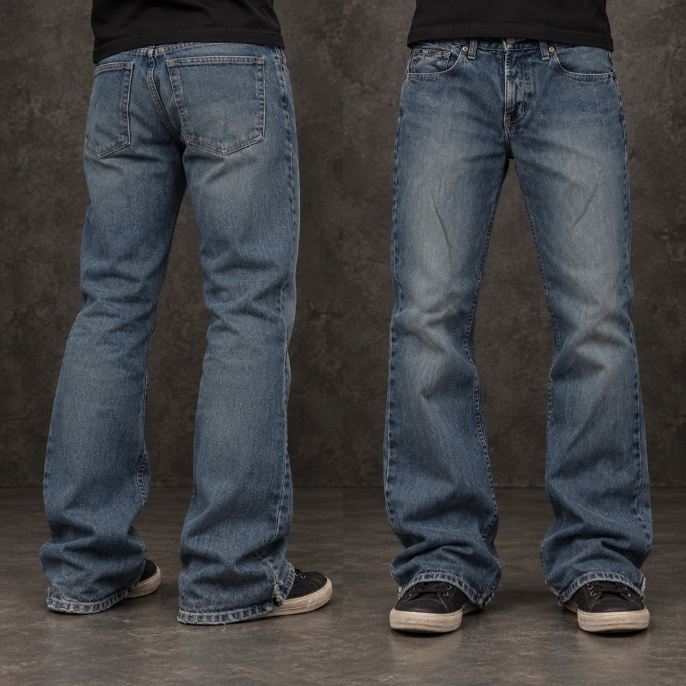 26x32 Blue Bootcut Jeans Y2K 2000s Vintage